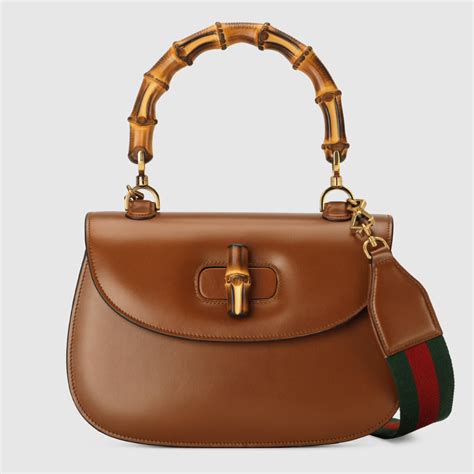 gucci bamboo daily leather bag|Gucci bamboo bag 2022.